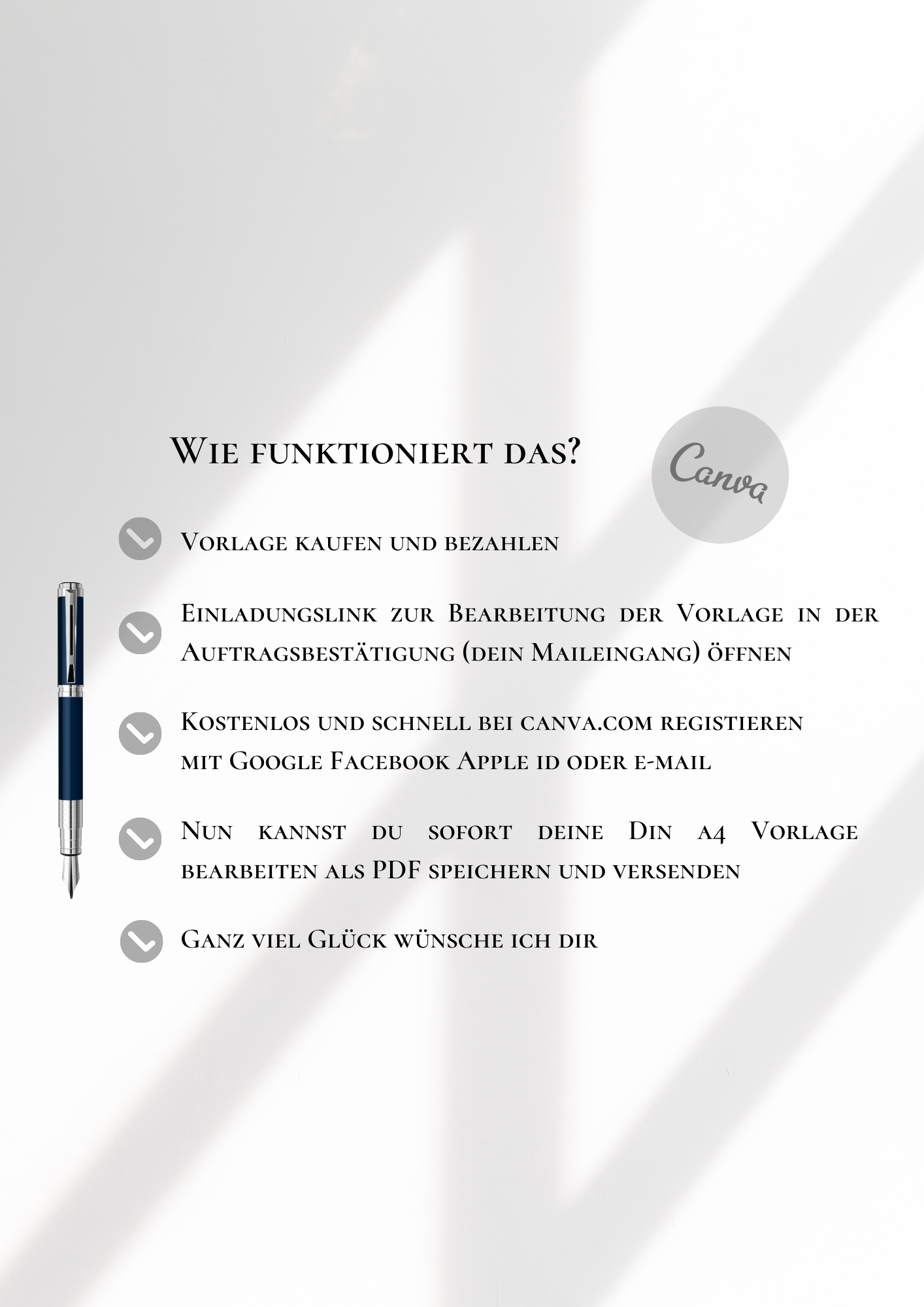 Bewerbungsvorlagen Set Anna Otto grey