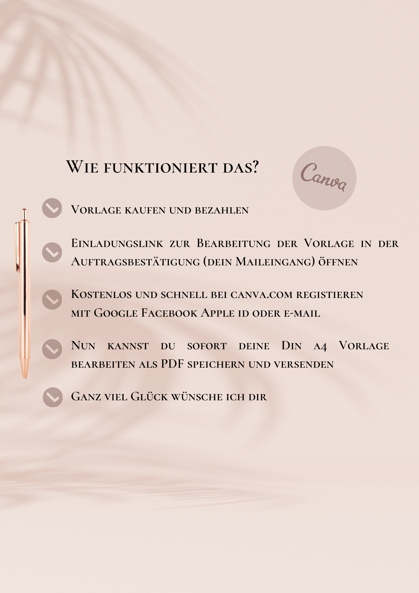 | Bewerbungsvorlagen Set Lena Müller rosa