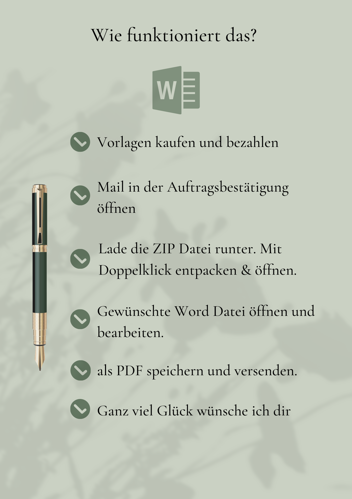  | Bewerbungsvorlagen Set Lena Schmidt green