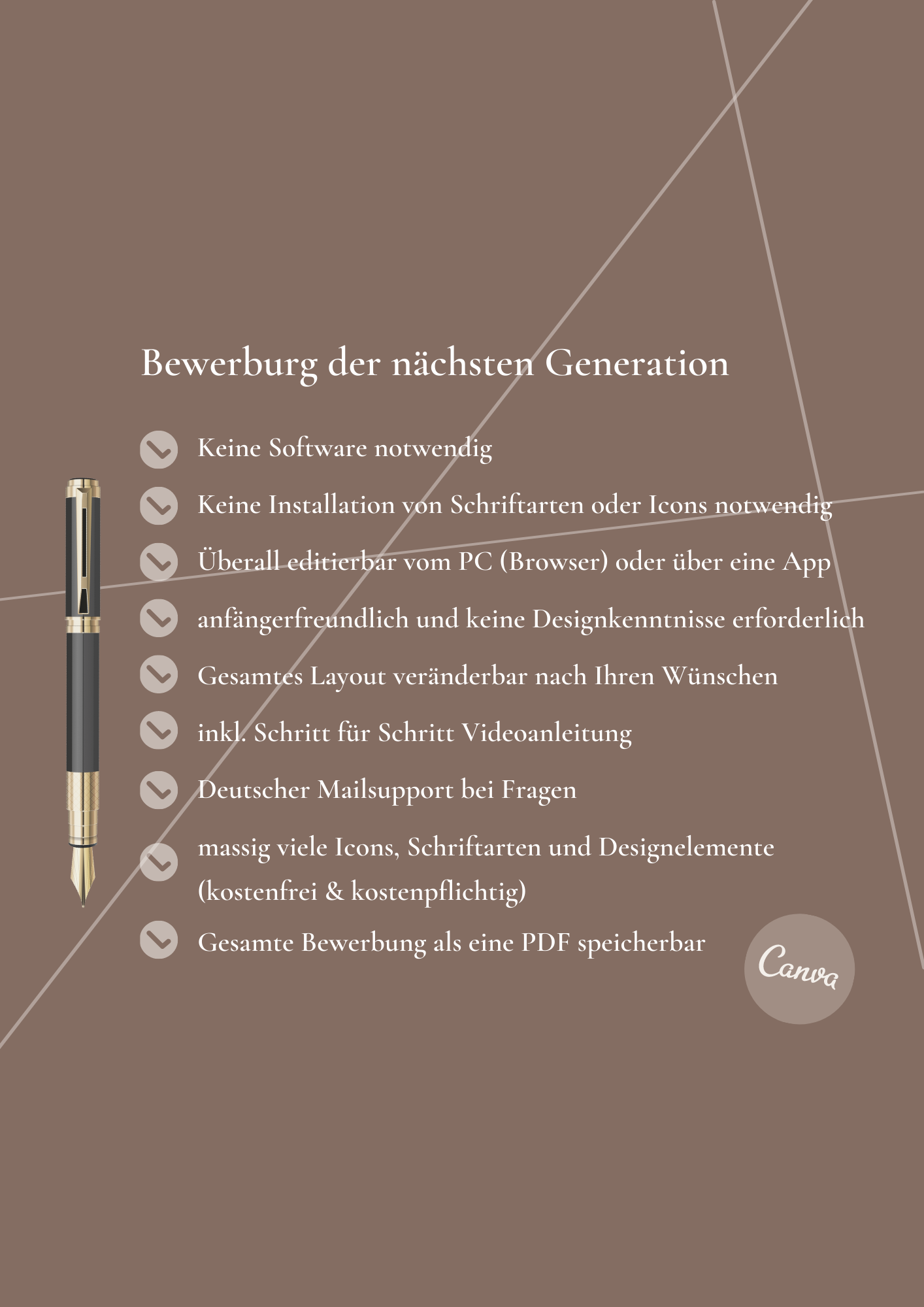  | Bewerbungsvorlagen Set Henry Bergmann klassisch