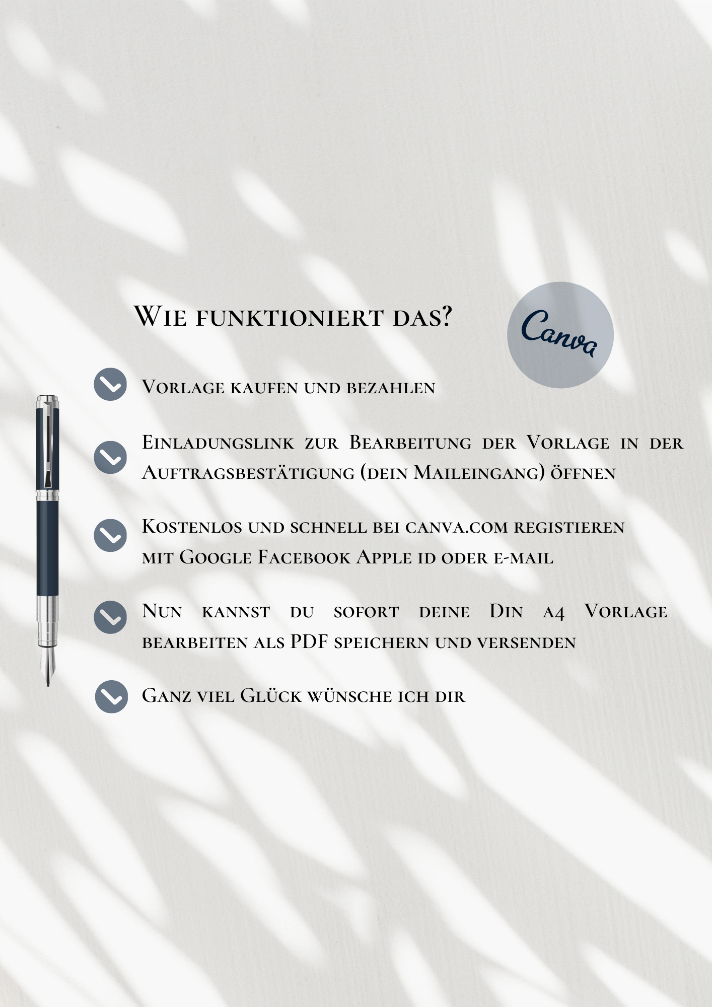  | Bewerbungsvorlagen Set Anna Otto dark blue